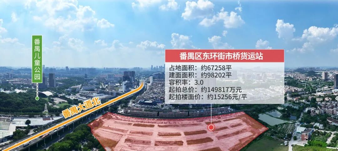 5房企争番禺客运站北地块，今年5宗摇号地诞生！