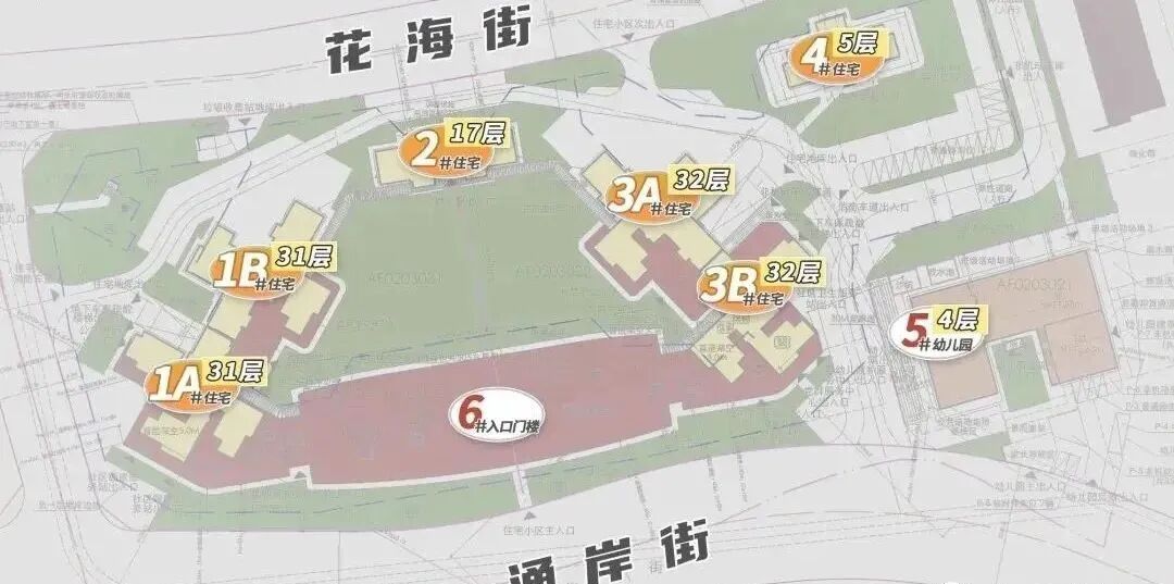 保利花语和岸加推142㎡四房户型，单价5.4万元/㎡起