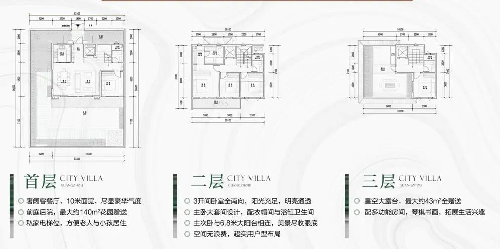 增城叠溪花园推出大别墅，单价9000元/㎡！