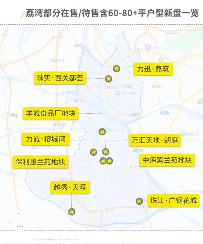 广州最新三成首付地图奉上，看看你关注的楼盘！