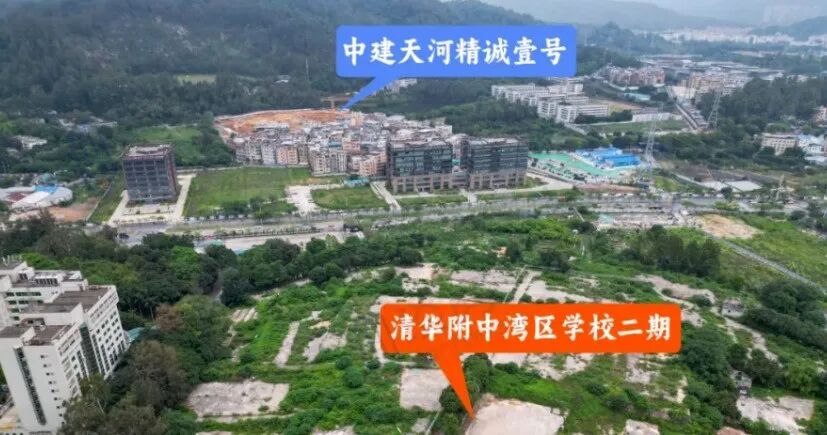 天河新盘中建精诚壹号9月份开盘，建面78㎡~140㎡！