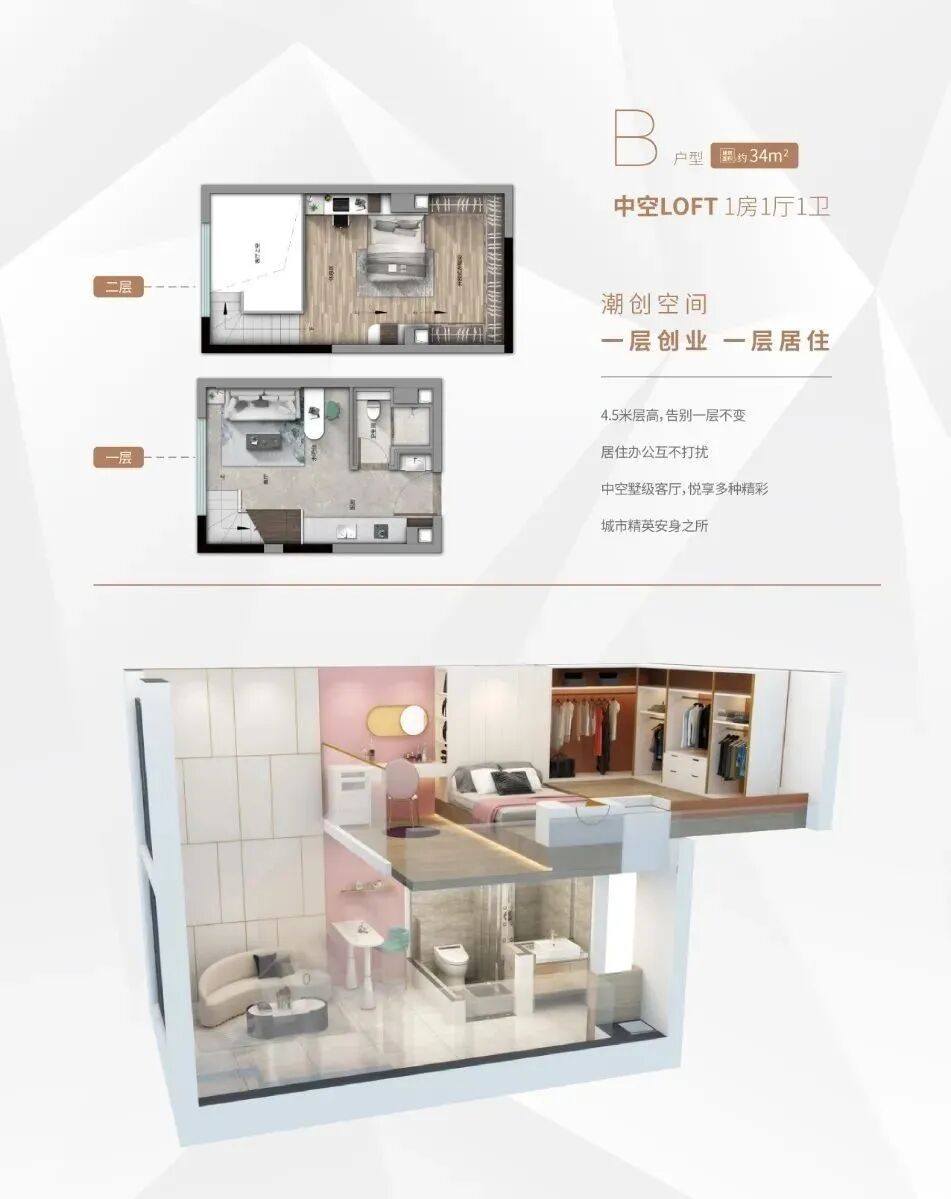 海珠双*，华新方圆333建面约33-58㎡！