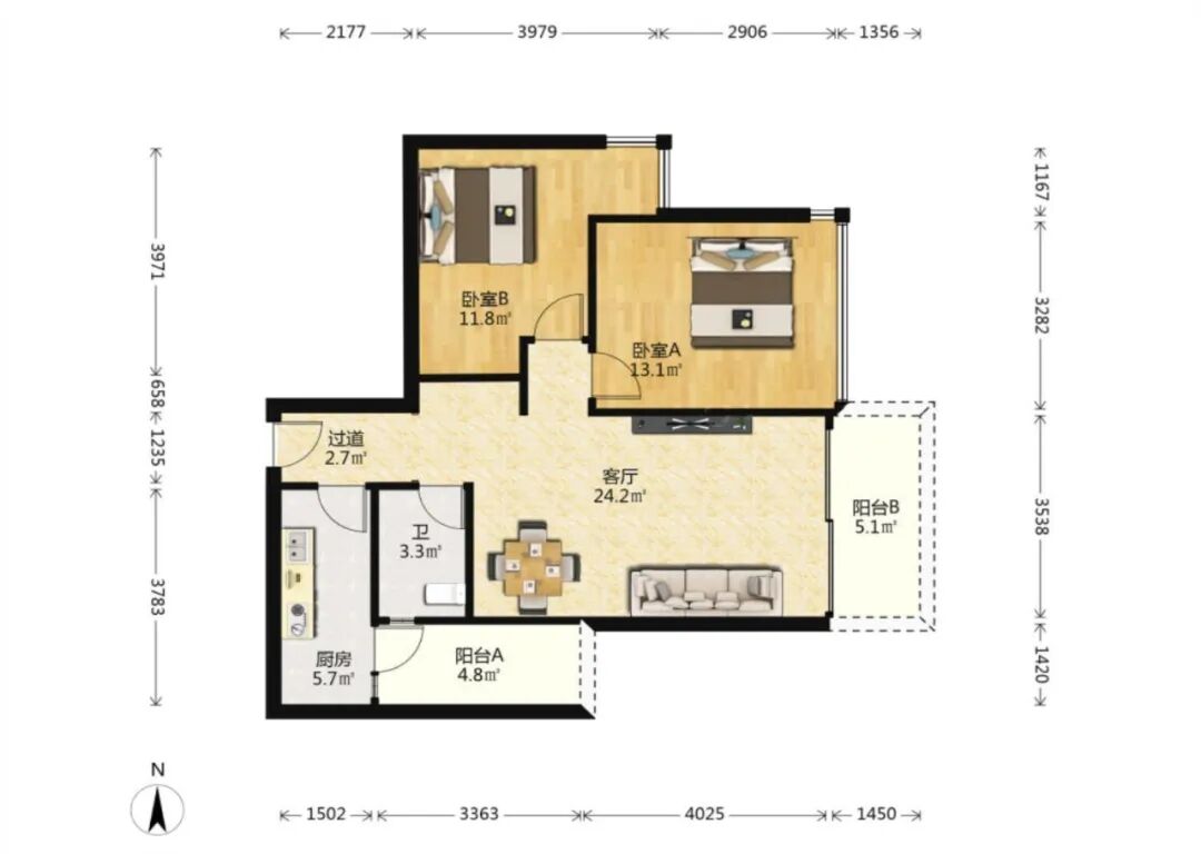 天河北二手房【保利中辰广场】82平，总价850万！