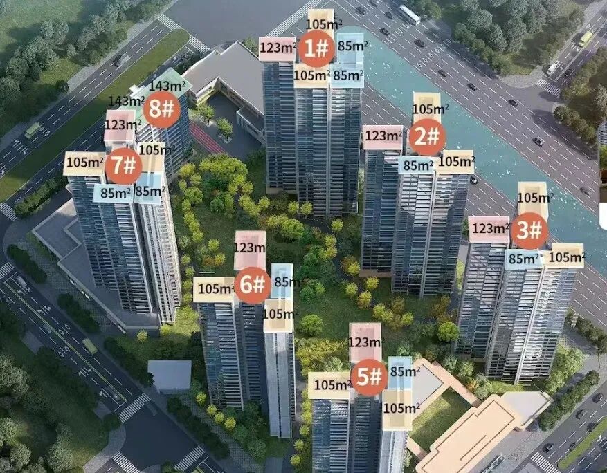 白云国贸云上在售户型85-143㎡，单价4.6万元/㎡！