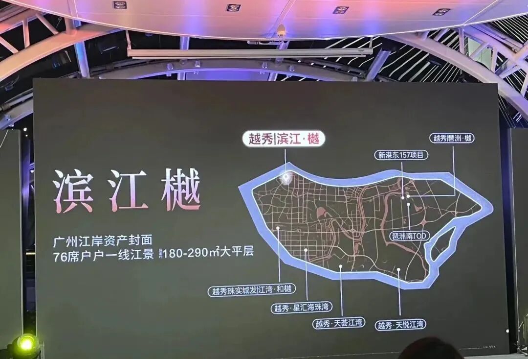 海珠越秀滨江樾准备开盘，建面约180-290㎡的大平层
