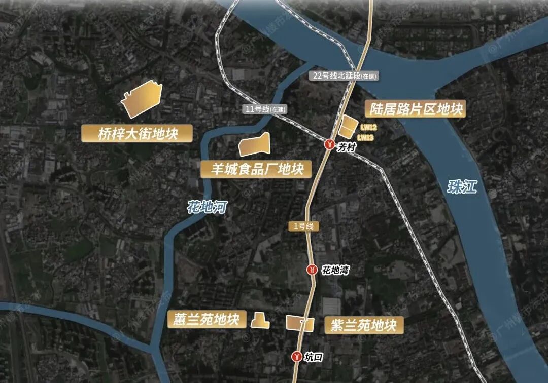 白鹅潭摇号地【荔湾羊城食品厂地块】，保利也“操刀”？