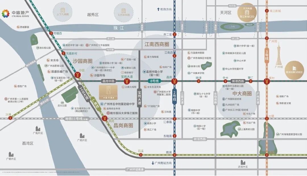 海珠中旅天宸府楼盘测评，项目周边配套怎么样？