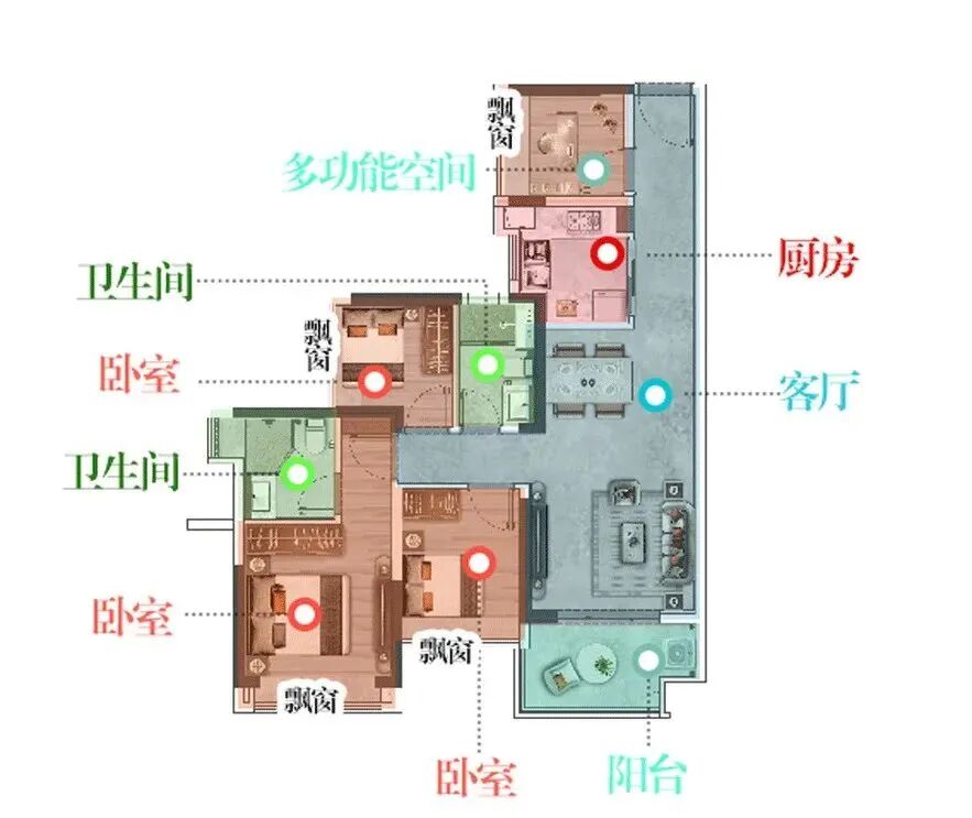 荔湾三房总价293万，珠江广钢花城广州*区价格*!