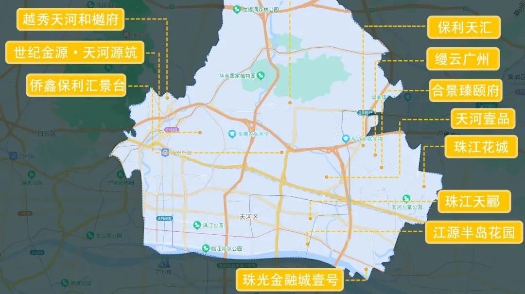 20个盘，7宗地，天河买方市场来了