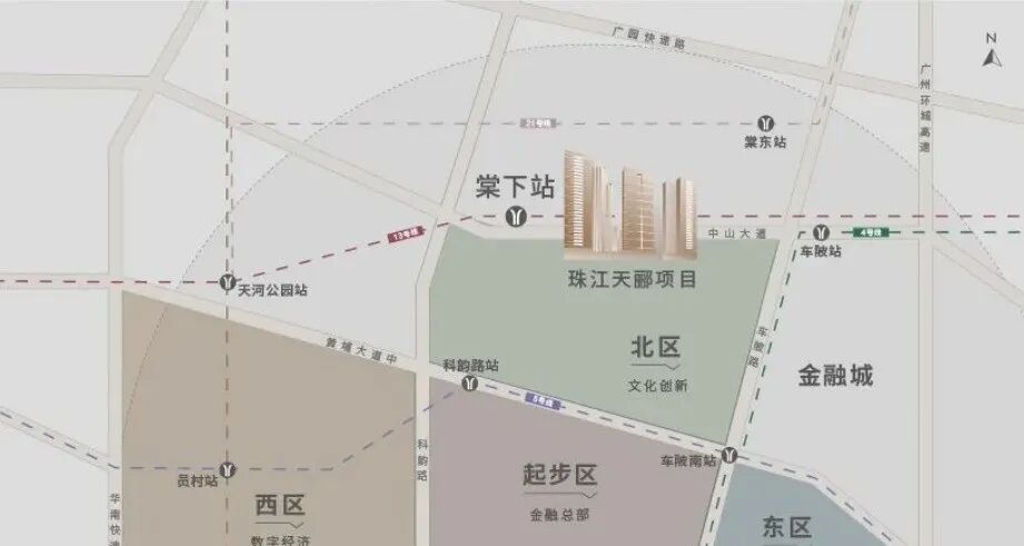 天河珠江天郦125-180㎡四房，项目优缺点分析！