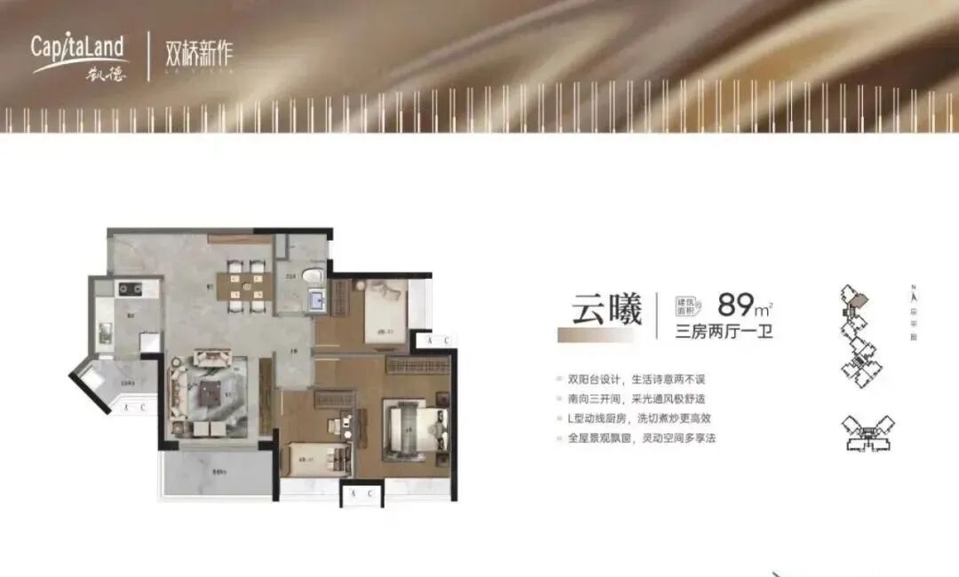 荔湾双地铁红盘，凯德双桥新作怎么样？