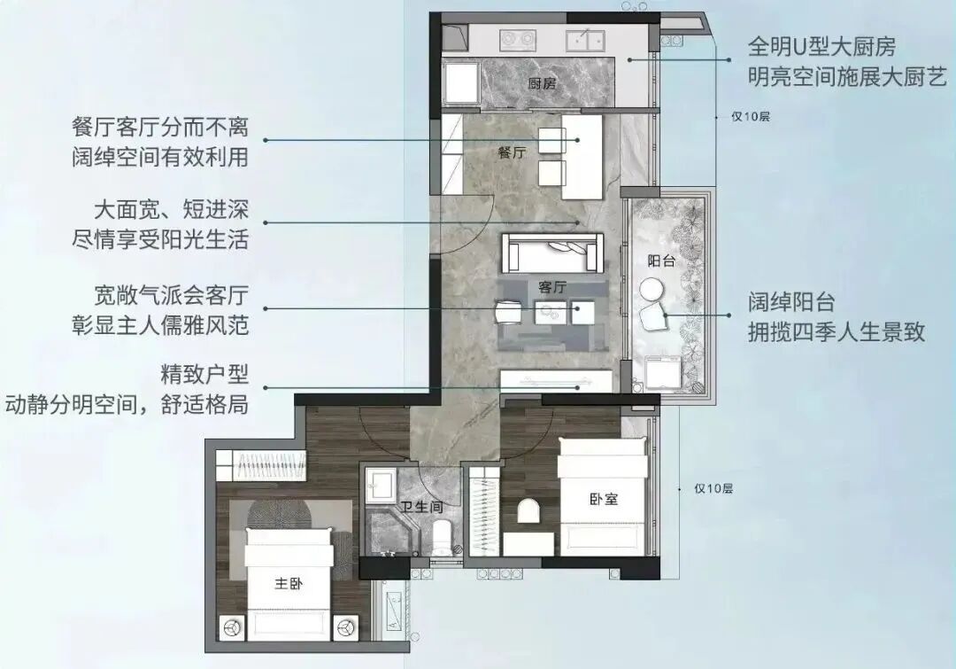 荔湾广雅小学旁，力迅荔筑新盘65~134平