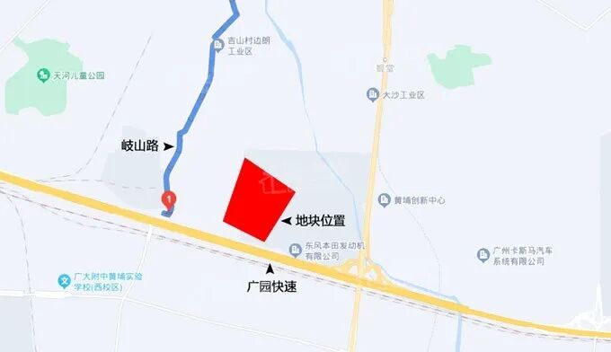 总价45亿，天河吉山仓挂牌1地块，周边新房*