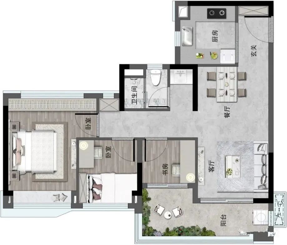 保利锦上在售户型75-138㎡三至四房，均价在3.1-3.4万/㎡！