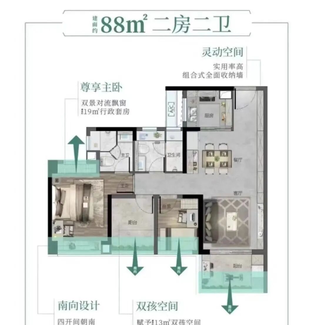 番禺越秀大学星汇城主力总价段在350-500万