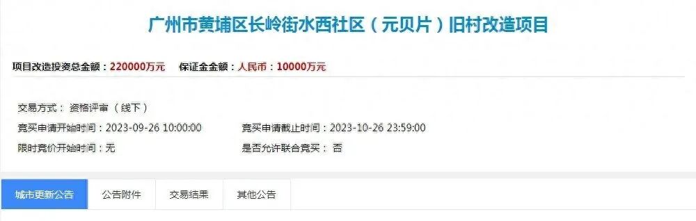 黄埔水西社区（元贝片）旧改项目正式招商，敏捷早已介入