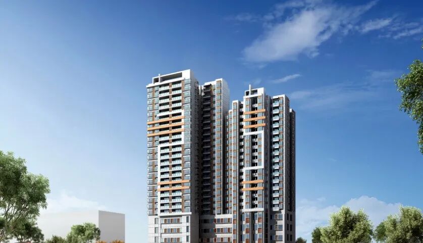 方圆美林滨江壹号开营销中心，90㎡~132㎡