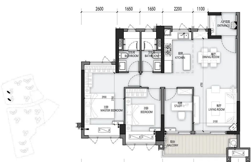 黄埔长岭居高新仕林苑101㎡~213㎡，单价多少？