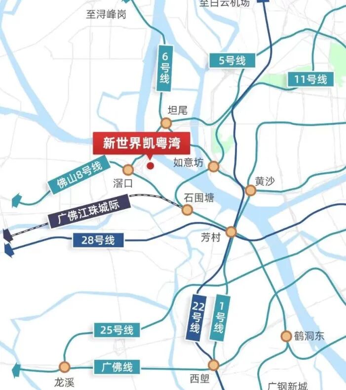 白鹅潭新世界凯粤湾加推，建面80~143㎡