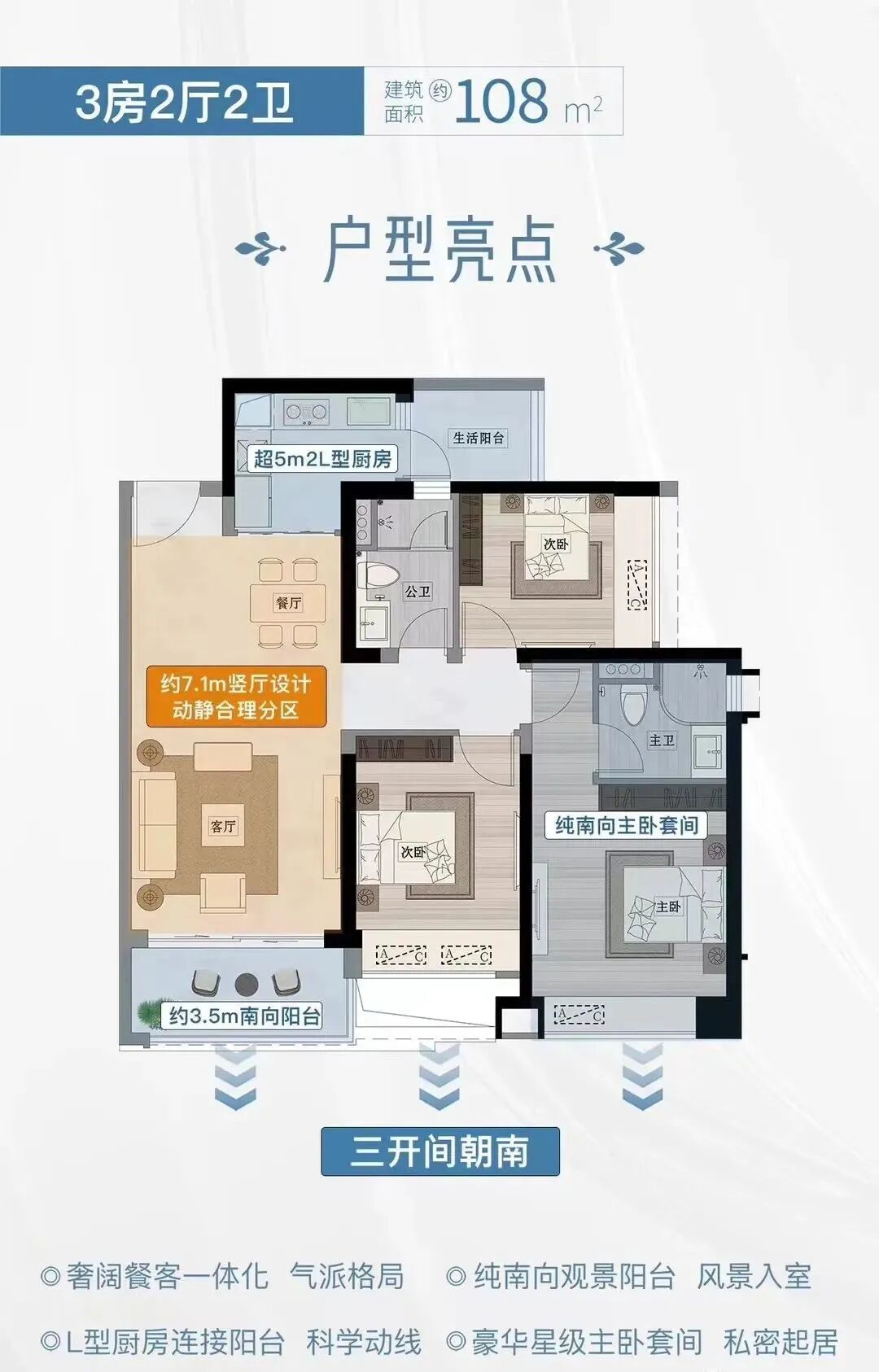 番禺珠江铂世湾各种利好兑现，项目在售户型105-125㎡！