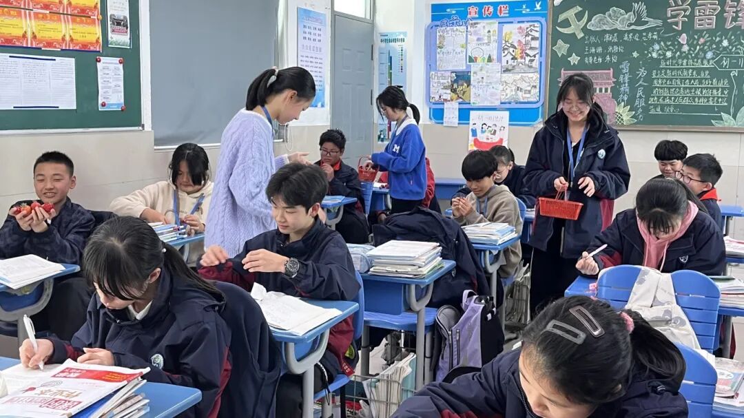 东吴外师附属实验中学师生东山雨花绿草莓哥采摘园遇见莓好