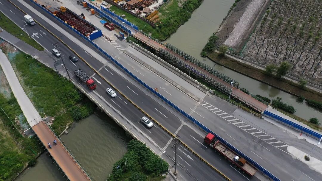 施工通行两不误沪太路飞云桥两大法宝承载交通分流