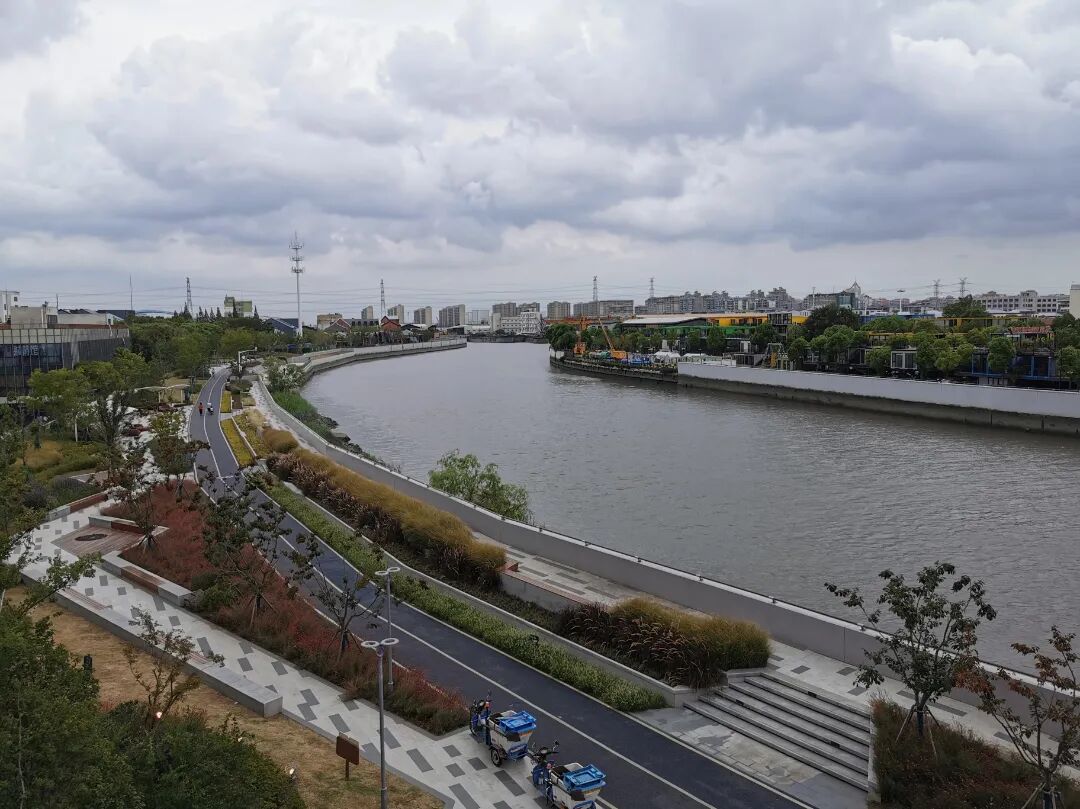 镶嵌在宝山"科创之河"蕰藻浜岸线南侧的"一号湾"更是保洁的重点