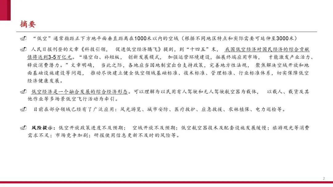 中国低空经济产业框架报告（2024）