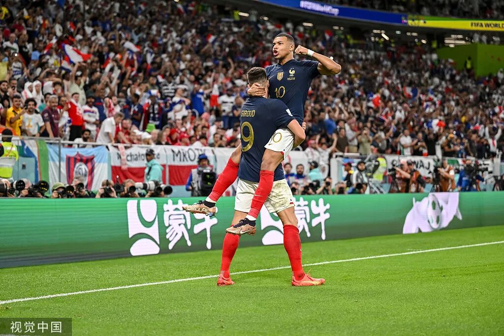 法國英格蘭會師1/4決賽 姆巴佩5球領跑射手榜（英格蘭對意大利比分多少）