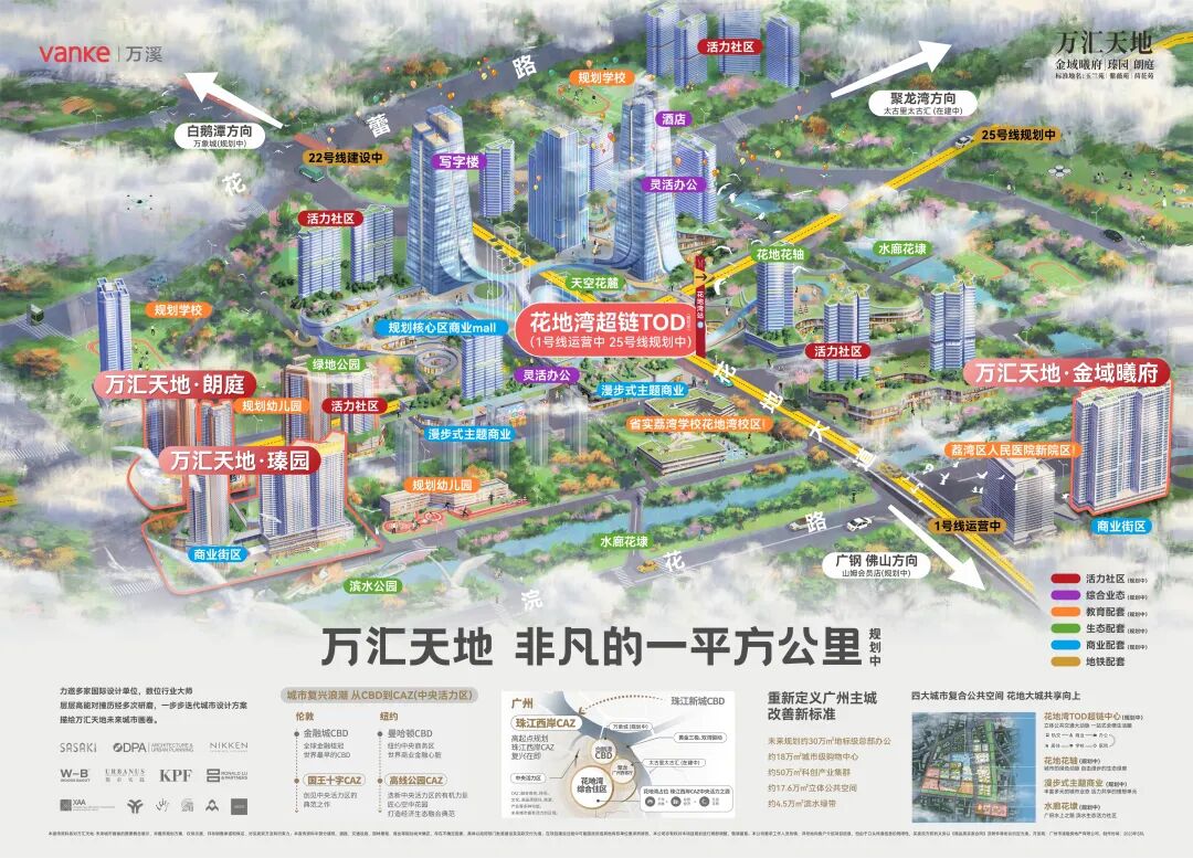 荔湾万科金域曦府交付，在售房源96-132㎡户型！