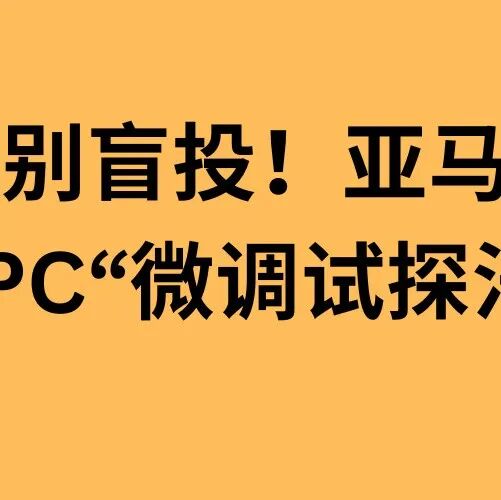 揭秘！亚马逊PPC关键词“0销量”的终极解药：这个“微调试探法”让你不再盲投！
