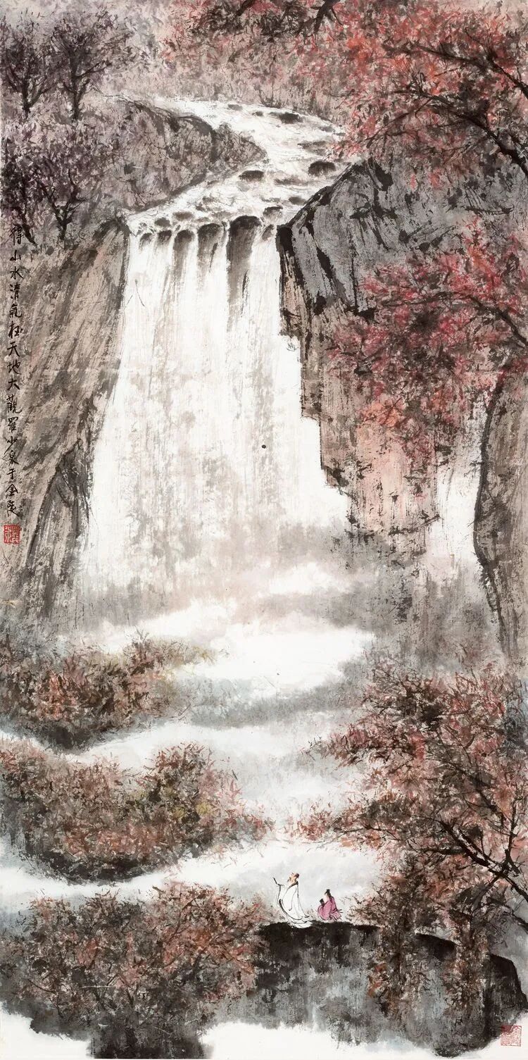 罗建泉继"新金陵画派"诸家崛起后的江苏第二代山水画家,其山水深受"新