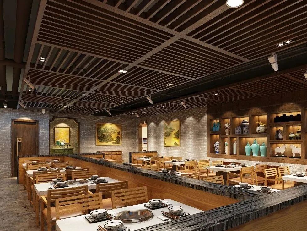 火锅店装修便宜又好看_火锅店装修_火锅店装修效果图大全