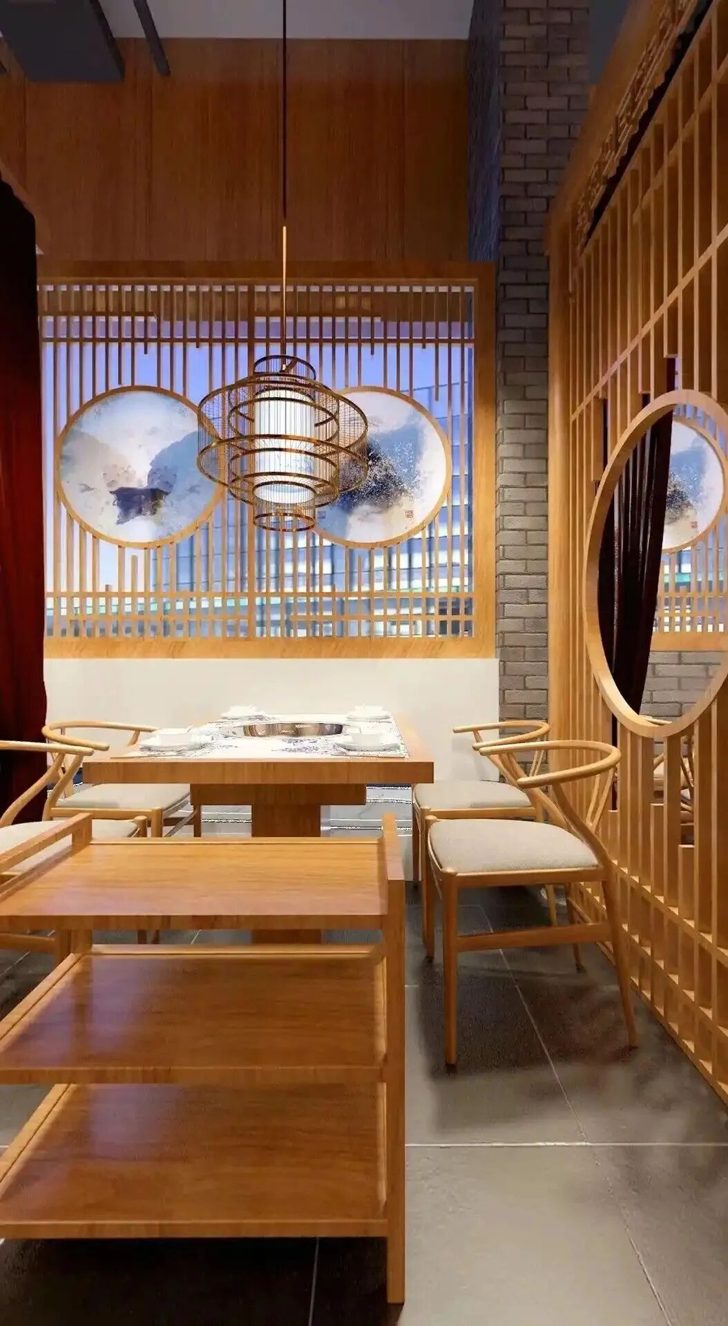 火锅店装修效果图大全_火锅店装修便宜又好看_火锅店装修