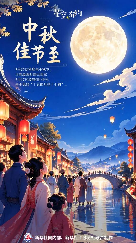 Shanghai Mid-Autumn Moon Tonight ： Cloudy Skies, 32°C, Moonrise 4 ：53 pm