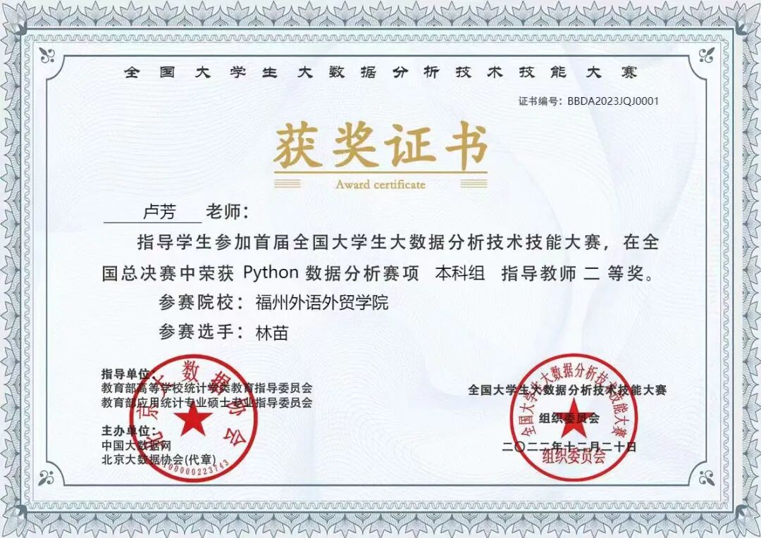 2022年获全国大学生大数据分析技术技能大赛全国二等奖.jpeg