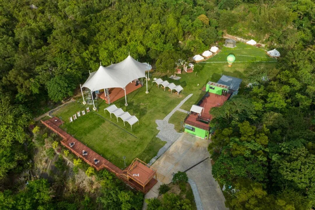 市青年发展海洋产业促进会特邀澳门理事谭祥明在珠海桂山岛的山谷营地创业项目