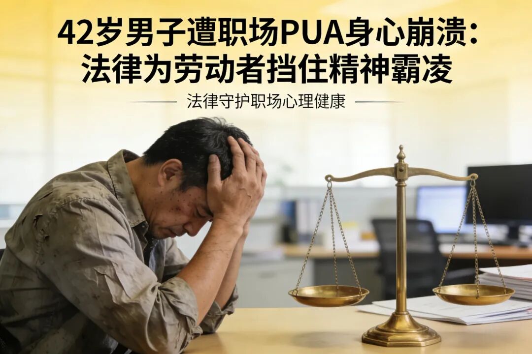 他42岁，在工位上哭了三次，才终于承认自己被PUA了