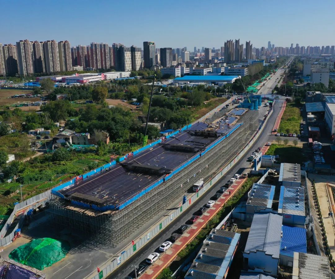 合肥南二环西延西二环永和路工程最新进展