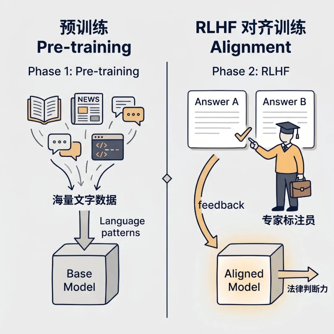 RLHF两阶段训练流程