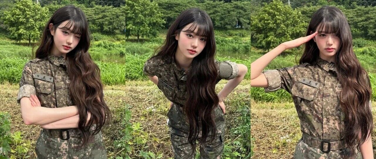 军装+张员瑛=意外的顶配时尚感