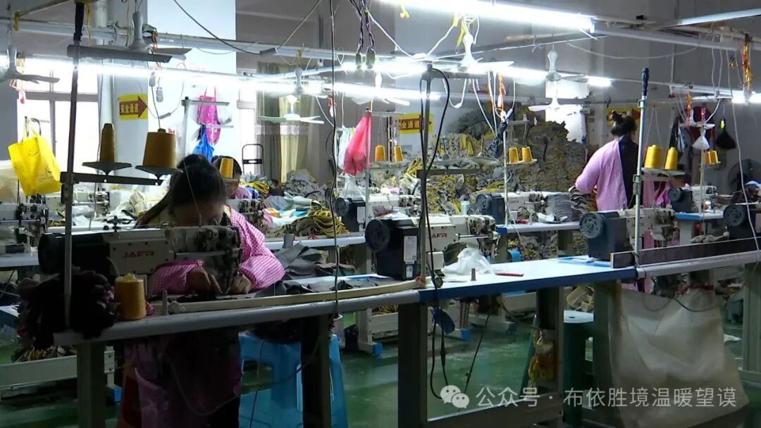 围绕四新主攻四化望谟手套厂省外订单飞来生产忙