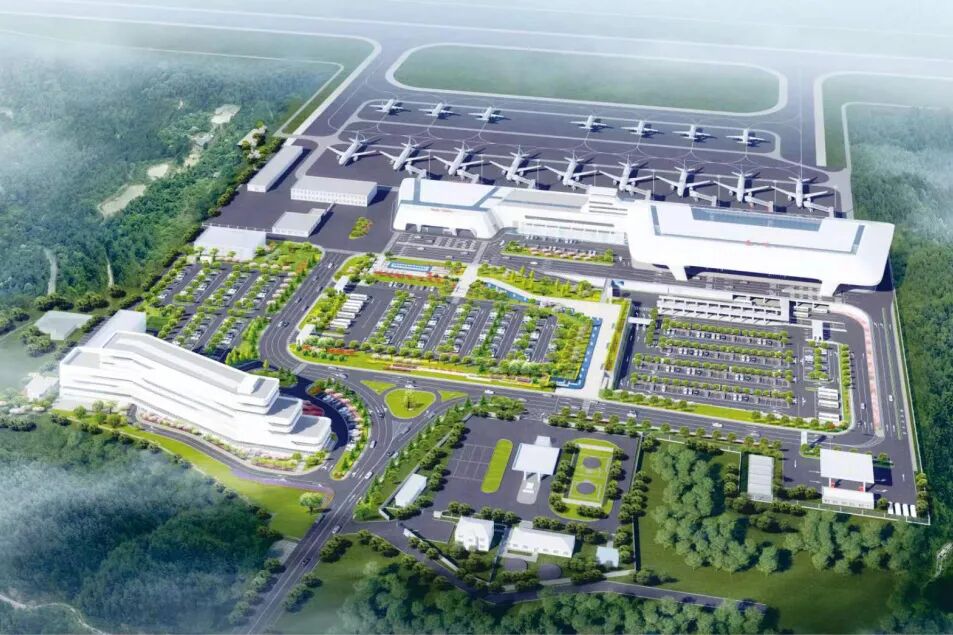 重庆市万州五桥机场改扩建工程t2航站楼正式启用