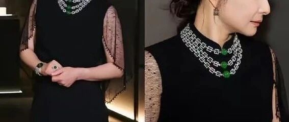郭晶晶太狠了!戴1900万翡翠配3年旧裙,网友:这才是真豪门~