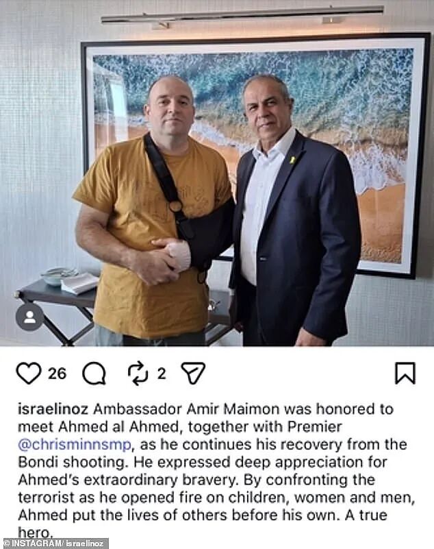 入住$6000/晚酒店却放澳媒鸽子？Bondi英雄被指