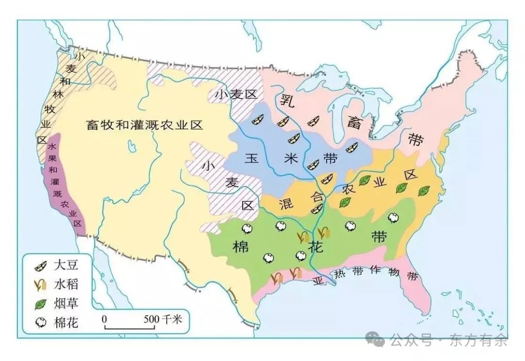 美国气候类型分布地图图片