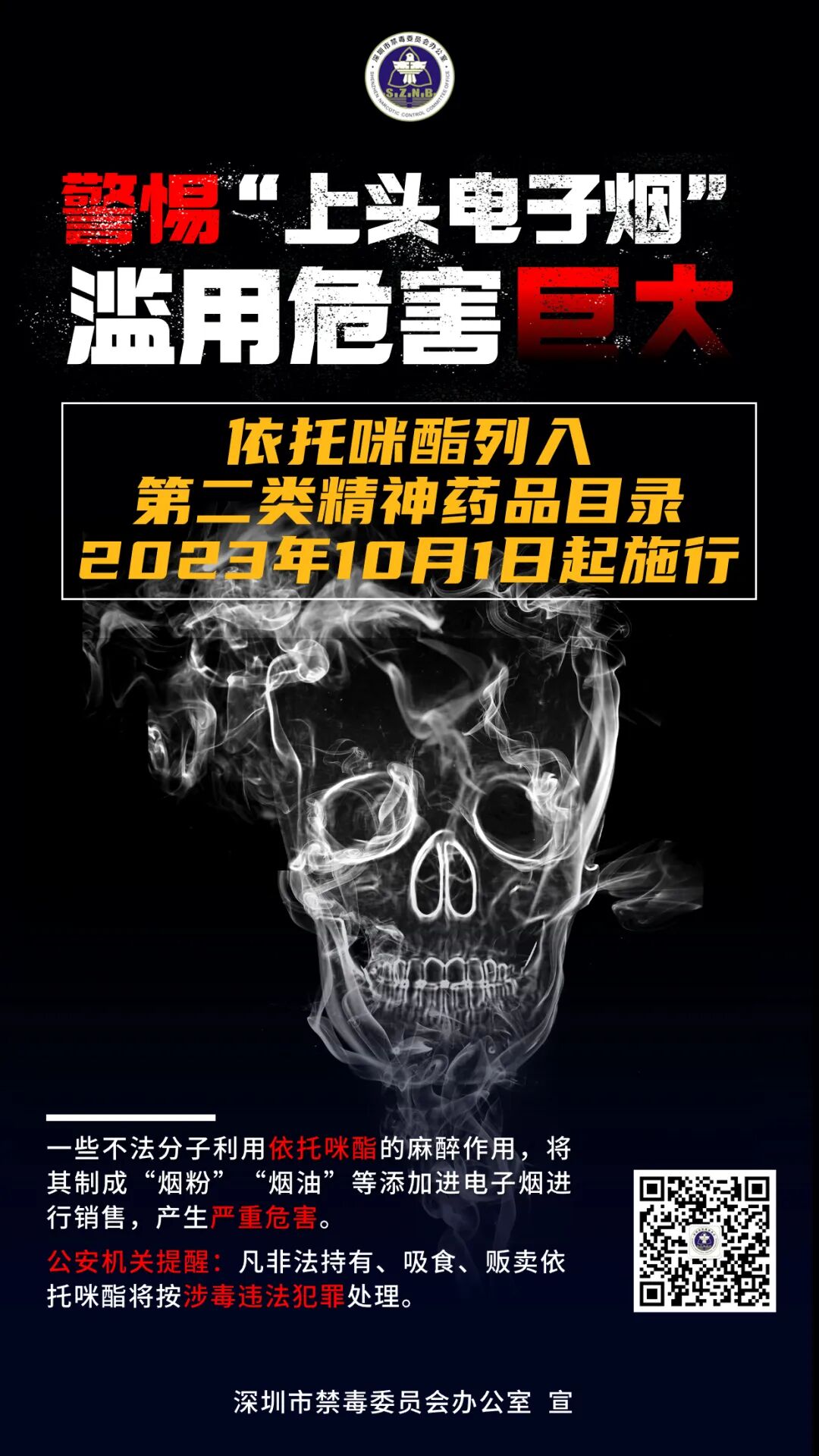 警惕“上头电子烟”！依托咪酯将于10月1日起列管-搜博