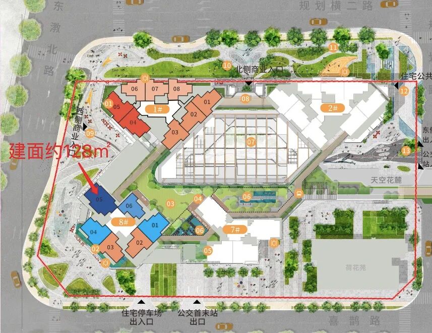 万汇天地朗庭推出128㎡户型，本周开放样板房！