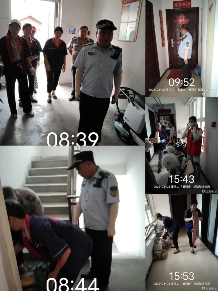 简篇-多方联动,清理楼道杂物