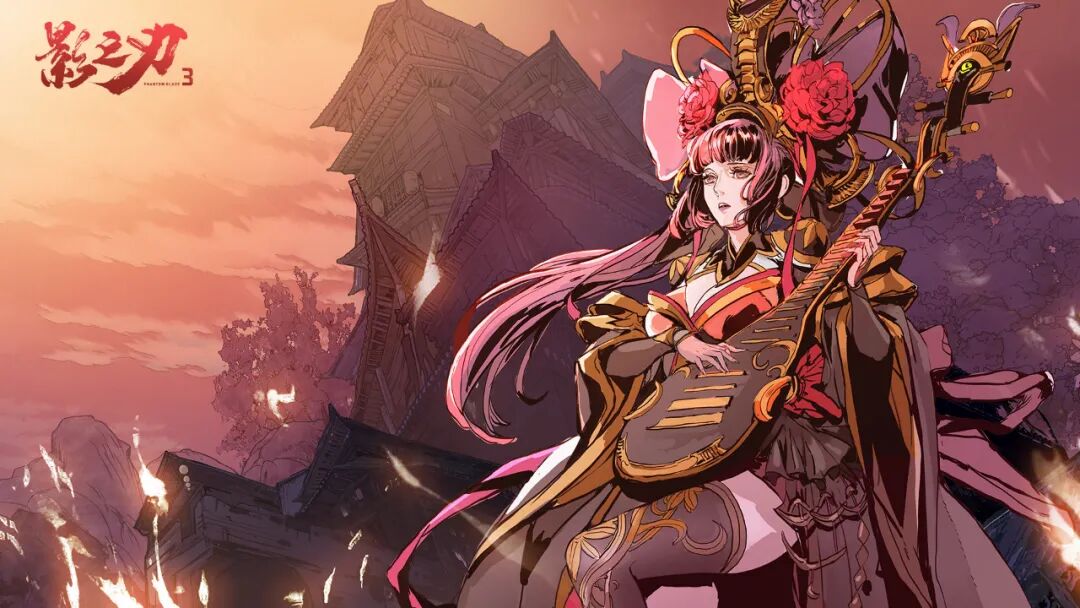 行业爆料丨别具一格!国风黑暗武侠手游《影之刃3》最新原画立绘赏析